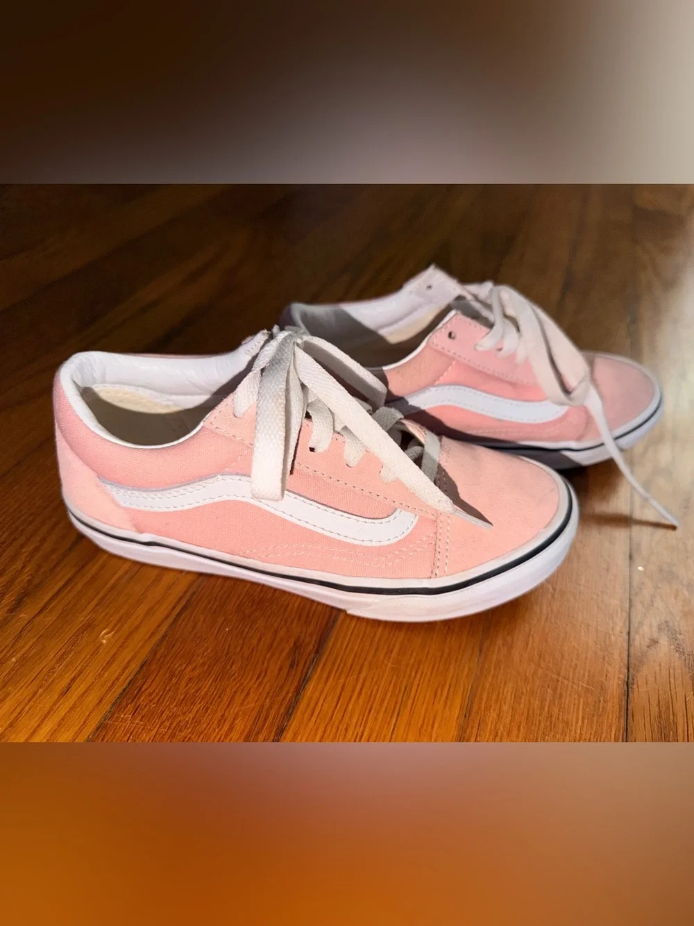 Classic Pink Suede Low-Top Sneakers - kids